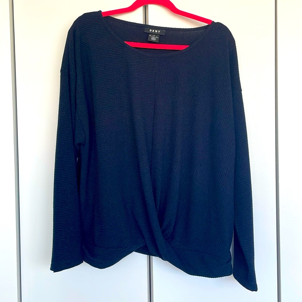DKNY navy blue sweater